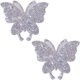 thumbnail image 1 of 4 piezas de pegatinas de cristal para coche, pegatina de mariposa con diamantes de imitación de cristal ostentoso para coche, parachoques, ventana, portátiles, 1 of 5