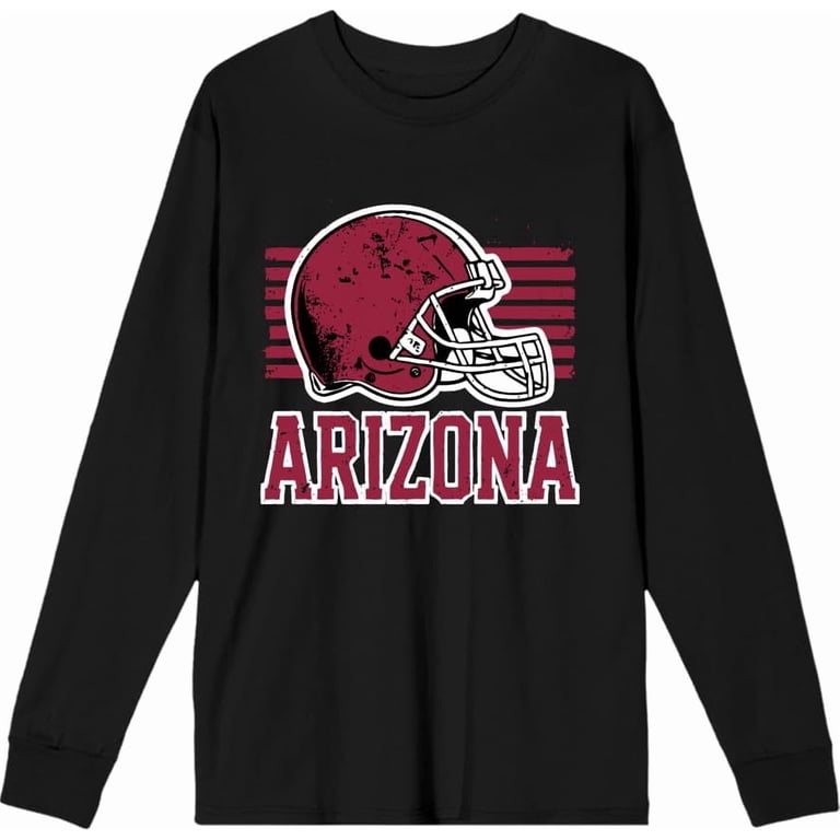 Phoenix Football Adult Black Crew Neck Long Sleeve Tee-3XL