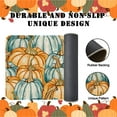 thumbnail image 5 of Fall Pumpkins Kitchen Mat Set of 2,Autumn Kitchen Rug,Thanksgiving Holiday Creative Decor Anti Fatigue Waterproof Stain Resistant Floor Rug Non Slip Cushioned Floor Mat 17x29 and 17x47 in, 5 of 6