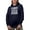 Navy Blue, variant on Easily Distracted by Dogs - Dog Lover, Owner or Parent, Black Hooded Sweatshirt or Hoodie, 2XL