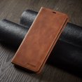 thumbnail image 6 of Samsung Galaxy S20 Wallet Case Samsung Galaxy S20 Luxury PU Leather Case, Book Folding Flip Retro Case with Kickstand, [RFID Blocking] Credit Card Slot Magnetic Closure Protective Cover, Brown, 6 of 8