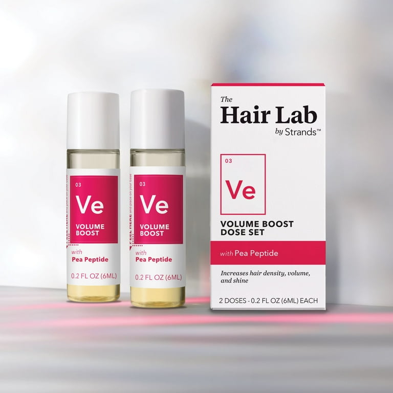 The Hair Lab Volume Boost Dose Set with Pea Peptide to Thicken