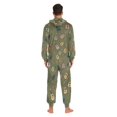 thumbnail image 4 of FORMRS Onesies Pajama for Adults Unisex Hoodie Winter Jumpsuit One Piece Sleepwear, Sizes S-2XL, Cartoon Guitar Pattern, 4 of 7