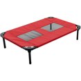 thumbnail image 1 of Lucky Dog Comfort Cot 30 Inch Elevated Dog Bed Red, 1 of 5