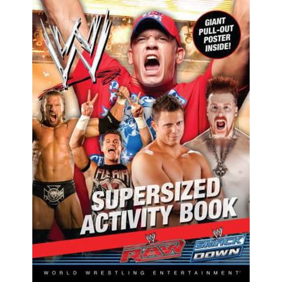 Pre-Owned Supersized Activity Book (WWE) (Paperback) 0448457725 9780448457727
