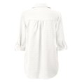 thumbnail image 3 of Clearance Sales Super Soft Wrinkle Free Button Down Shirts for Women Formal Work Dress Blouses Tops Womens Button Down Shirts Boyfriend Long Sleeve Oversized Blouses Tops, 3 of 5