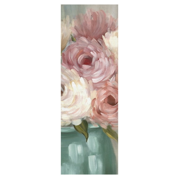 Masterpiece Art Gallery Pastel Peonies Pink By Willowbrook Fine Art Canvas Art Print 16" x 48"