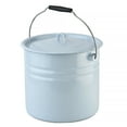 thumbnail image 5 of Novomoskovsjka Posuda Granite Light Blue Enamel Bucket with Lid 12.7 Qt (12 L) Enameled Steel Kitchen Pail for Pickling Storing Water Grains or Tools, 5 of 13