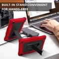 thumbnail image 4 of Kebiory Case for Walmart ONN 7 Inch Gen 3 2022 Tablet(Model:100071481),Shockproof Kids Friendly Rugged Case with Shoulder Strap & Stand Cover for Walmart Onn 7 Inch 3nd Gen 2022 Tablet (RedX2), 4 of 6