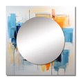 thumbnail image 2 of Designart "Laundry modern Reflections II" Bath & Laundry Square Mirror For Wall Decor - Large Blue Square Printed Wall Mirror Art - Square Modern Mirror - Wall Mounted Square Large Mirror, 2 of 5