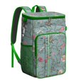 thumbnail image 1 of Bright Colorful Bloom Pattern Insulated Cooler Backpack, Leakproof Waterproof Lunch Backpack for Summer BBQs, Hiking, Fishing, 1 of 6