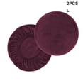 thumbnail image 2 of Baohd 2X Housse de Tabouret Fournitures de Bar Housses de Chaise Anti-Poussière Finition Soignée Installation Facile Multifonction Lavable Multicolore Rouge Vin, 2 of 6