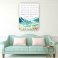 thumbnail image 3 of Bible Verse Canvas Wall Art Mountain Flower Posters Numbers 6 24-26 Prints Painting Pictures For Bedroom Unframed 20×30 in, 3 of 5