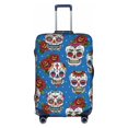 thumbnail image 1 of [En Stock] Protector De Maleta De Viaje Dia De Muertus Calavera De 18-32 Pulgadas Elástico Lavable Cubierta Protectora De Equipaje huangjie unisex, 1 of 2