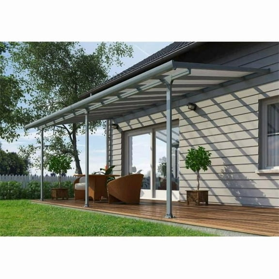 Canopia  Feria Patio Cover - 10 ft. x 20 ft. - Gray