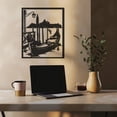 thumbnail image 6 of Violaura Gondola Metal Wall Art - Easy to Install Hanging Perfect for Home, Living Room Decor (36.0" x 28.8"), 6 of 8