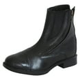 thumbnail image 4 of Daisy Clipper, by Huntley Equestrian, Children's Black Side Zipper Leather Paddock Boots, 4 of 10