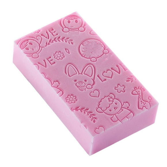 Wamans Adult Children Soft Exfoliating Body Skin Bath Scrubbing Sponge Pad Infant Baby Bath Sponge Clearance Items