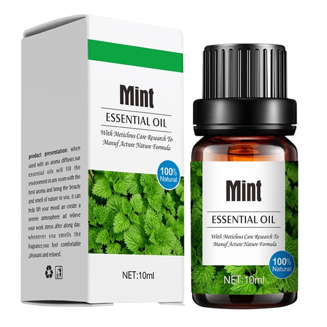 Xihbxyly Aceite de Aromaterapia, Aceite Esencial Natural Puro, Botella Ámbar Marrón de 10 Ml, Potenciador Del Estado de Ánimo y Purificador de Aire, Difusor, Humidificador, para Uso En Spa, Regalo Pe