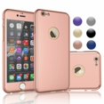 thumbnail image 1 of Apple iPhone 6 Case, Case For iPhone 6, iPhone 6 Screen Protector, Thin Premium Dual Layer Hard Case For iPhone 6 with Tempered Glass Screen Protector For iPhone 6 4.7" -Rose Gold, 1 of 4