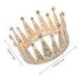 thumbnail image 6 of LOLIPPYY Crown For Women Crystal Rhinestone Wedding Tiara Princess Headband Queen Hair Accessories For Birthday Prom Wedding Party, 6 of 7