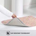 thumbnail image 4 of Cartoon Cute Duck Flower Pink Front Door Mat, Indoor Mats for Bedroom Bathroom Kitchen, Floor Mat Non-Slip, Soft Carpet Floor Cover Machine Washable Entryway Mat - 20x31.5in, 4 of 5