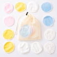 thumbnail image 5 of GWONG 16Pcs Reusable Velvet Facial Makeup Wipe Remover Skin Care Pads with Storage Bag, 5 of 10