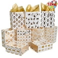 thumbnail image 2 of Joyfy 12 Pcs Christmas Gift Bag Set,Foil Gold Goody Treat Bags with Tissue Papers and Name Card Tags for Holiday Party Favors Goody Bags, Xmas Presents and Wrapping Stocking Stuffers, 2 of 9