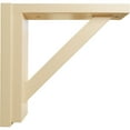 thumbnail image 3 of Ekena Millwork 2 1/2"W x 10 3/4"D x 10 1/4"H Traditional Shelf Bracket, Maple (2-Pack), 3 of 4