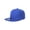 Royal Blue, variant on New Solid Flatbill Snapback hat - Royal Blue