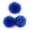 Royal blue, variant on Aellinatey Pom Poms Fluffy Pompoms Faux Fur Puff Ball with Press Button for DIY Ornament