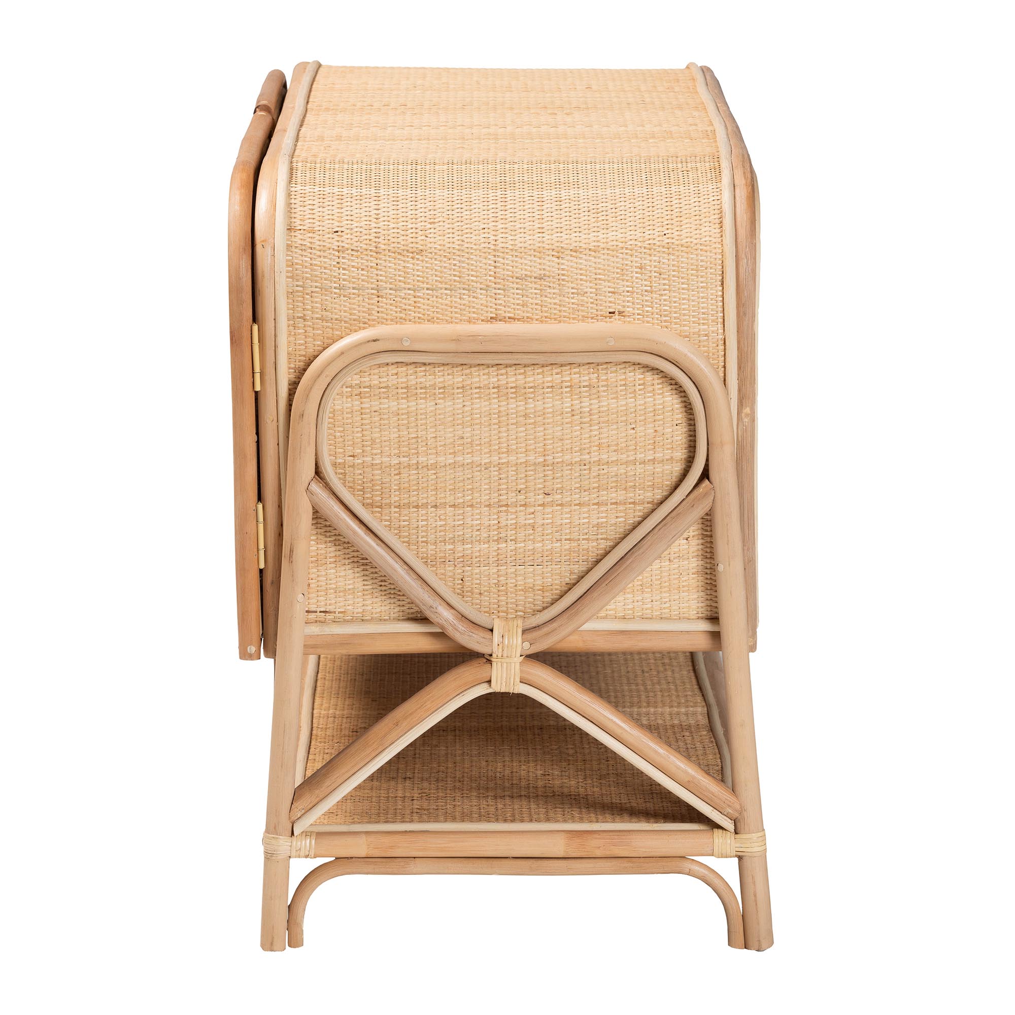 bali & pari Gitano Boho Storage Cabinet, 2-Door, Natural