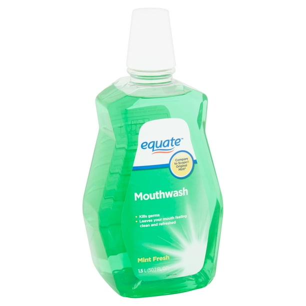 Equate Mint Fresh Mouthwash, 50.7 fl oz
