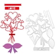 thumbnail image 2 of Heart Bowknot Metal Cutting Dies Stencils for Scrapbooking Decorative Embossing Paper Cards Template Decor Die Cuts, 2 of 8