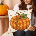 thumbnail image 5 of Gallickan Fall Pillow Case, Halloween Pumpkin Pillow Cover, Fall Pillowcase Harvest Festival Thanksgiving Holiday Decoration, Soft Sofa Couch Decoration for Home, A, 5 of 6