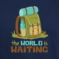 thumbnail image 3 of CafePress - The World Is Waiting T Shirt - Men's Classic Graphic Cotton T-Shirt, 3 of 4