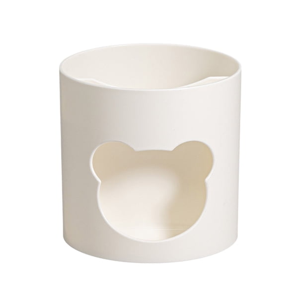Organizador de escritorio, estuche para lápices, organizador de plástico, portalápices, estante de 2 niveles, material plástico, para oficina o dormitorio.,Wsvlmg