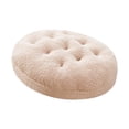 thumbnail image 4 of Cojín redondo lavable para suelo kusrkot Cojín de suelo 15,5 pulgadas beige, 4 of 8