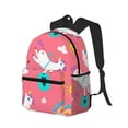thumbnail image 2 of Picia Yoga Unicorn Large Capacity Backpack Classic Style Backpack Casual Backpack Water-Resistant School Work Travel Outdoor Backpack, 2 of 8