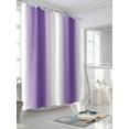 thumbnail image 3 of Shower Curtains Ombre Purple White Bath Curtain Gradient Color Waterproof Bathroom Shower Curtain Set with Hooks Decoration 72 x 72 Inches, 3 of 7