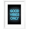 thumbnail image 2 of Good Vibes Only  Blue Neon, Framed Art Print Wall Art Sold by Art.Com, 2 of 6