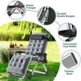 thumbnail image 3 of NAIZEA Heavy Duty Gravity Chair, Oversize Patio Chair,Lawn Chair Flolding Recliner Lounge Chair, 3 of 11