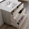 thumbnail image 2 of DAX Costa Engineered Wood Single Vanity Cabinet, Pine, 2 of 3