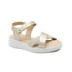 thumbnail image 1 of Sandalia Para Dama Plataforma Suela Blanca Super Comodas plateado 23, 1 of 7