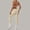 Beige, variant on Women Strappy Backless Jumpsuits Tummy Control Bodycon Yoga Romper One Piece Workout Jumpsuit