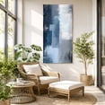 thumbnail image 6 of Canvas Wall Art, Navy Blue Grey Framed Canvas Prints for Living Room Hallway, Modern Ombre Oil Painted Abstract Art Oversized Gallery Wrapped Wall Decor for Home Office, Gifts, 30"x60" Ship Next Day, 6 of 9