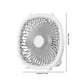 thumbnail image 3 of Mini ventilador USB de sobremesa con luz LED - Ventilador de techo colgante de 3 velocidades para escritorio, ventilador portátil de refrigeración montado en la pared, ventilador ABS de 5W con, 3 of 8
