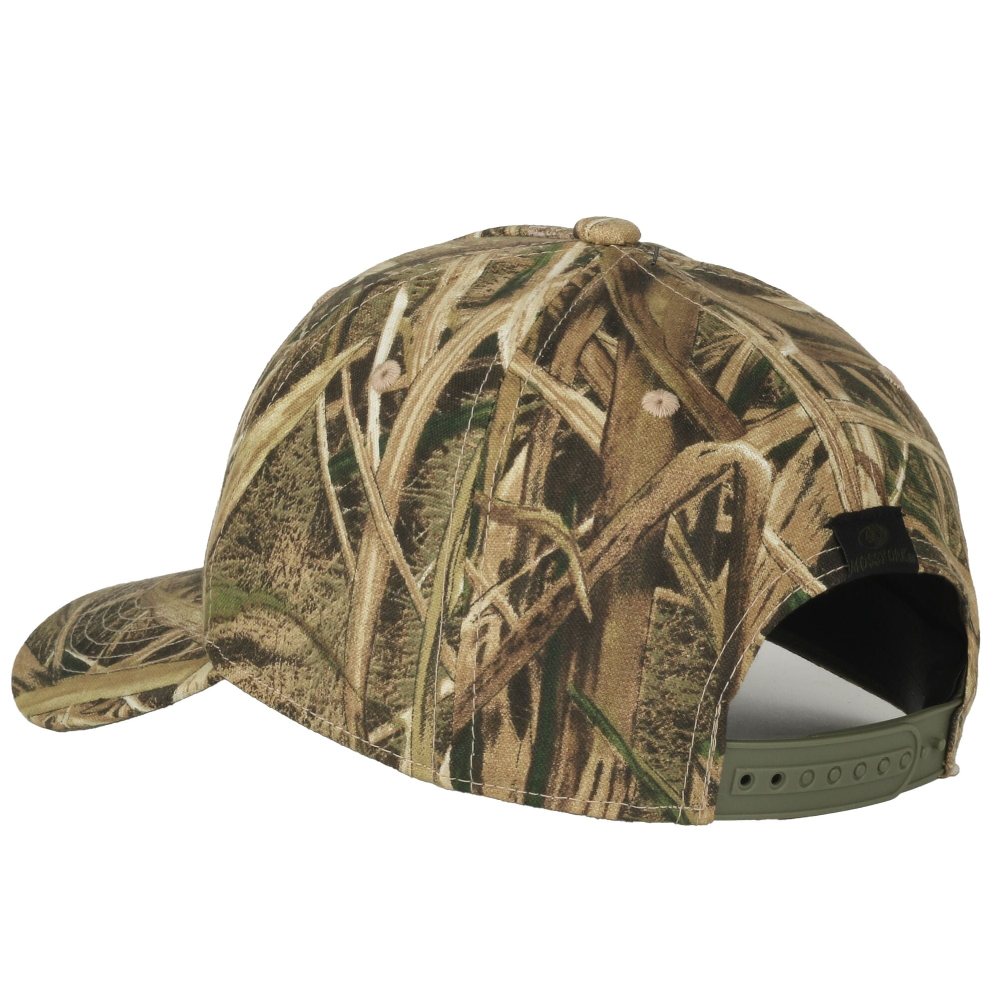 Mossy Oak Shawdowgrass Blades® Camo Cap, Hunting Hat for Men, Snapback, One Size, Adult, Brown Camo
