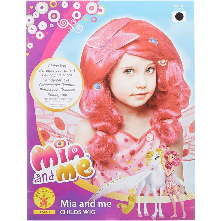 Mia & Me Pink Childs Wig Mia & Me Pink Childs Wig