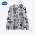 thumbnail image 4 of Sudadera de animación de Disney Mickey Mouse para hombre, sudadera de moda de otoño para niños y niñas, sudadera con estampado 3D de Navidad para mujer, 4 of 5